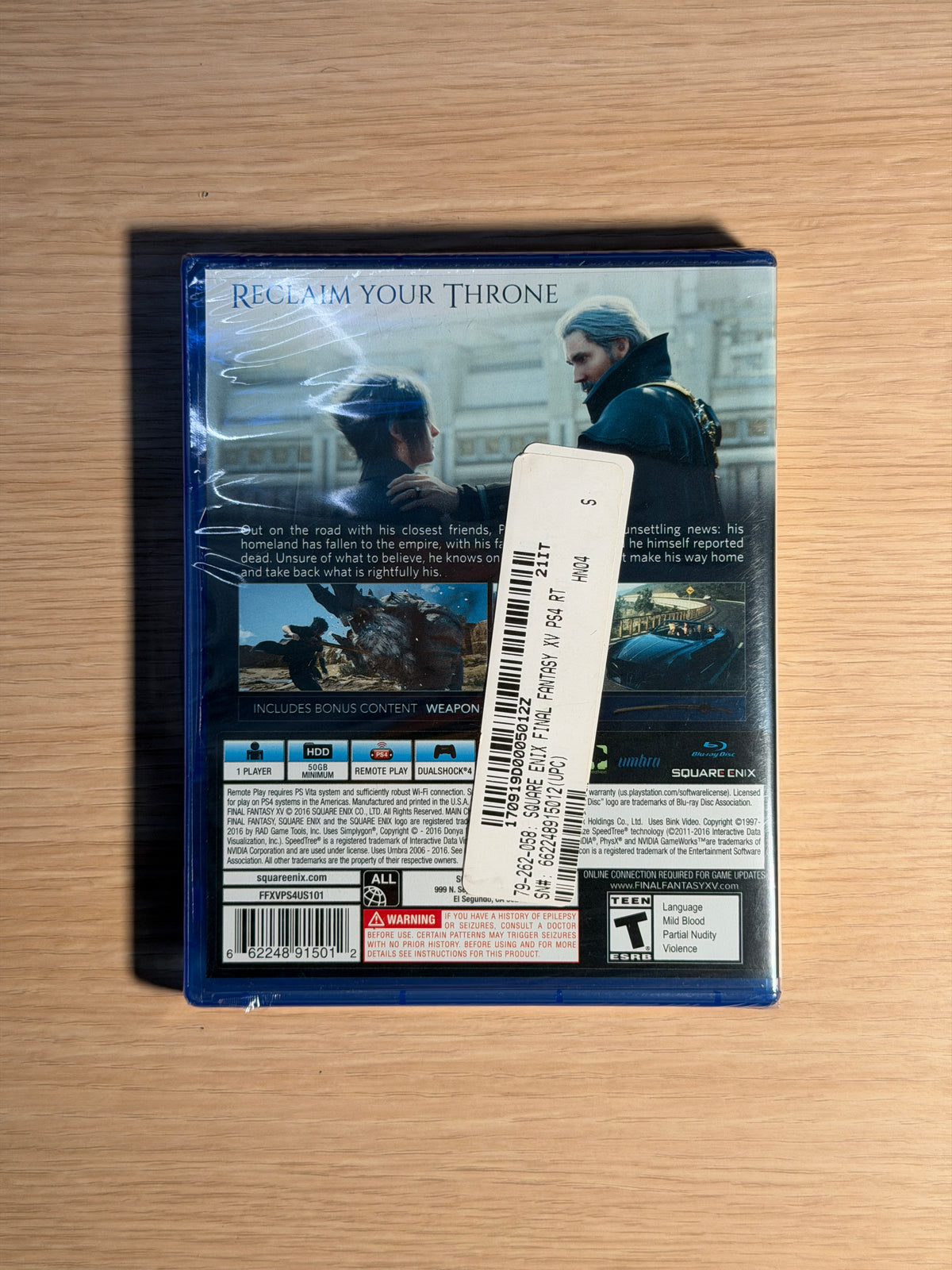 FINAL FANTASY XV - Day one Editon