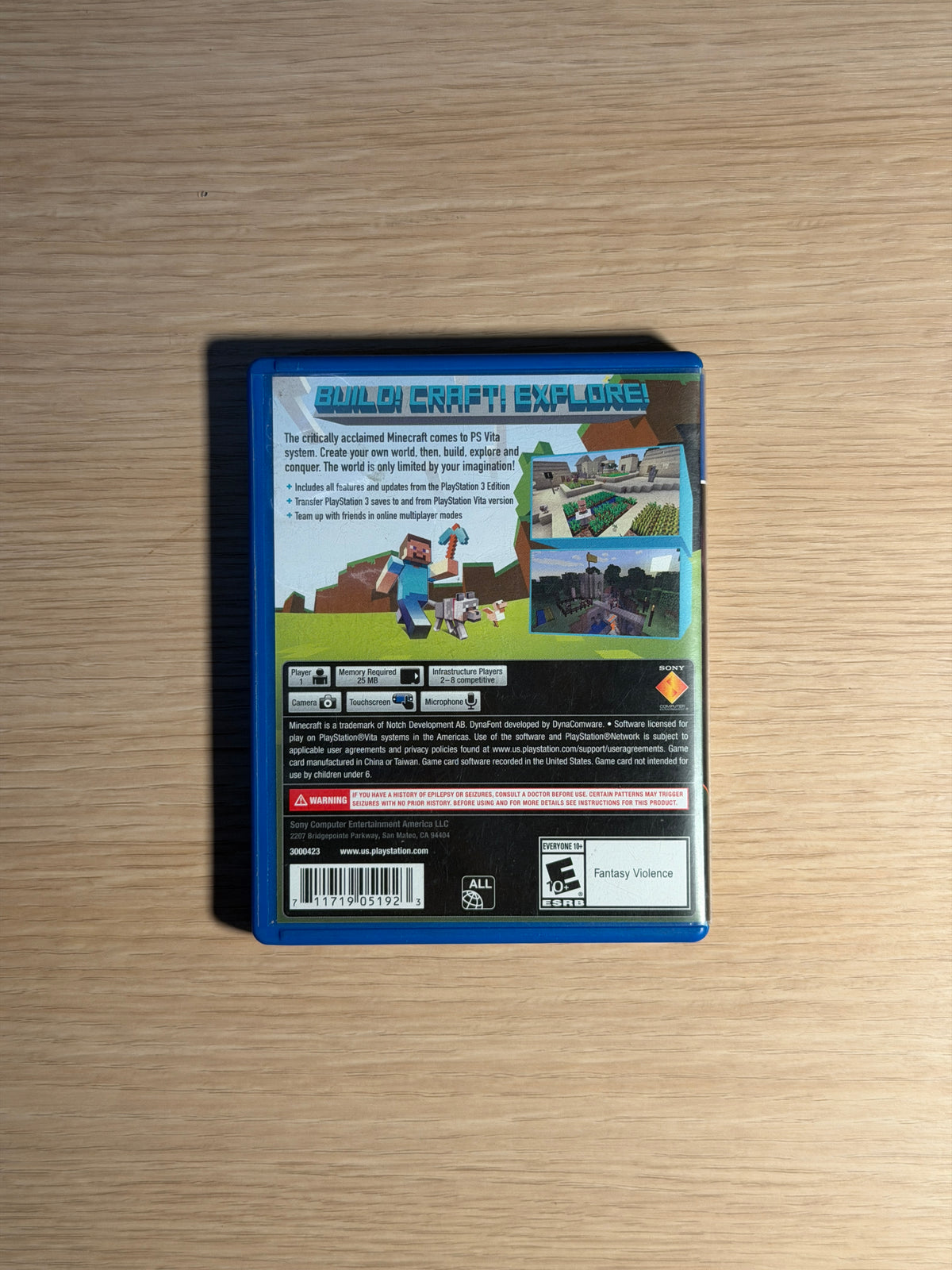 Minecraft PSVita Edition