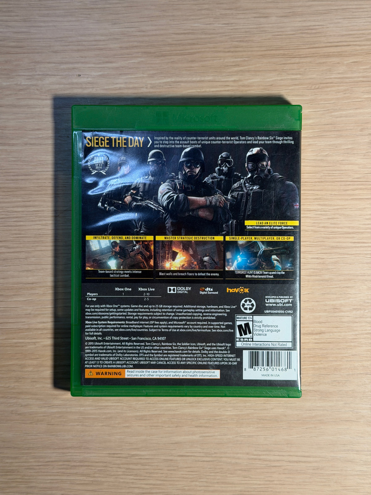 Tom Clancy's Rainbow Six Siege
