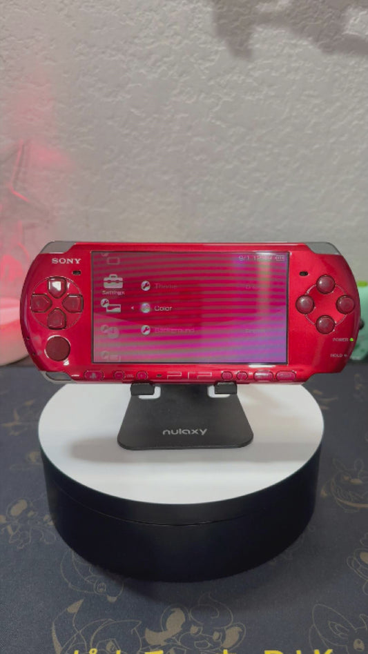 PSP 3000 | Red | Modded w/ 32GB